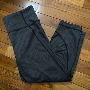 Athleta salutation capri - gray crop leggings